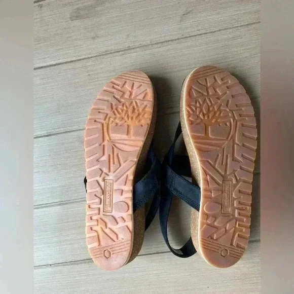 MALIBU WAVES THONG BLACK WOMAN’S Sz 9 SANDALS - Picture 7 of 9